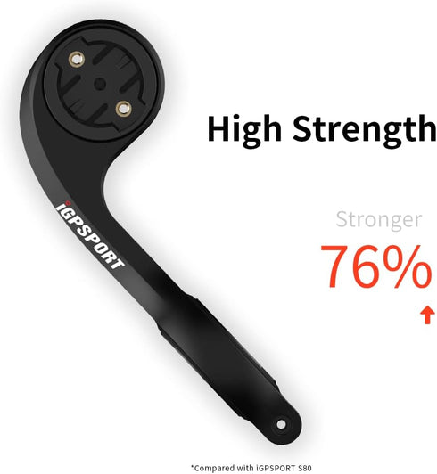 iGPSPORT Bike Computer Mount, Common Extended Out Front Bike Mount Compatible with Garmin Wahoo Bryton Cycplus CooSpo Cycling Computer GoPro...