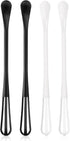 4Pcs Multifunctional Mini Whisk, Egg Whisk Small Whisks for Cooking Tiny Whisk for Whisking, Beating, Blending Ingredients, Mixing Sauces...