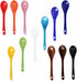 12 Color Porcelain Egg Spoons Ceramic Spoons 5 inch Coffee Dessert Yogurt Tea Milky Tea...