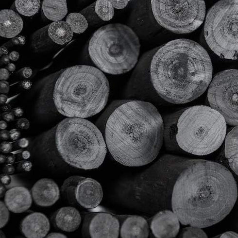 PH Coate Artist Willow Charcoal Assorted Length, 30 Sticks, Black...