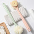 15.7inch Upgrand Shower Body Brush,Soft Bristles and Loofah/Mesh Sponge Ball Long Handle Bath Brush Back Scrubber for Gentle Skin Exfoliating and ...