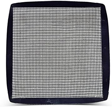 Bluedrop Toaster Baskets Non Stick PTFE Grill Mesh Trays Crisper Bakery Baskets Food Grade Woven Glass Baking Mesh Trays For Speed Oven27X27CM...