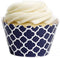 Dress My Cupcake Navy Blue Spanish Tile Cupcake Wrappers, Set of 12...