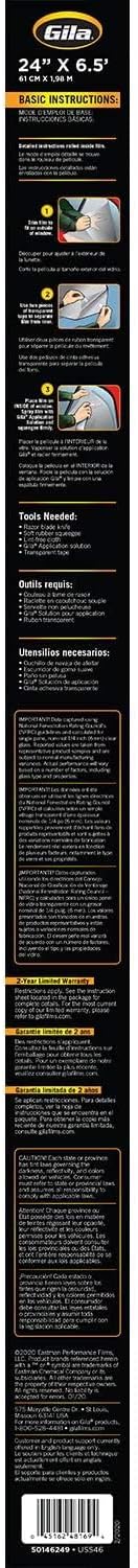 Gila Heat Shield Plus 35% VLT Window Tint, 2ft x 6.5ft...