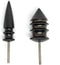 2Stlye Ebony Leather Burnisher/Electric Polished Head Leather Tools/Leather Slicker Tool Drill Sets for Dremel Rotary Tools (2 Stlye)...