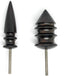 2Stlye Ebony Leather Burnisher/Electric Polished Head Leather Tools/Leather Slicker Tool Drill Sets for Dremel Rotary Tools (2 Stlye)...