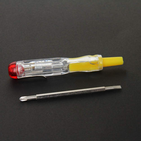Fielect 2pcs Tester Screwdriver, Circuit Tester Pen Electric Contact Voltage Tester Dual Head Slot Phillips Screwdriver Detector 100-500V...