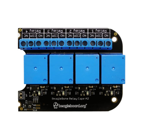 Beaglebone Relay Cape - Powerful 4 Channel Relay Board to Automate Your Home or Other Projects, Home Automation BeagleBone Relay Board...