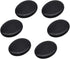 HEALLILY 6pcs Hot Massage Stones Heated Warmer Stone Black Natural Lava Rocks for Spas Massage Relaxation and More (4x3cm)...