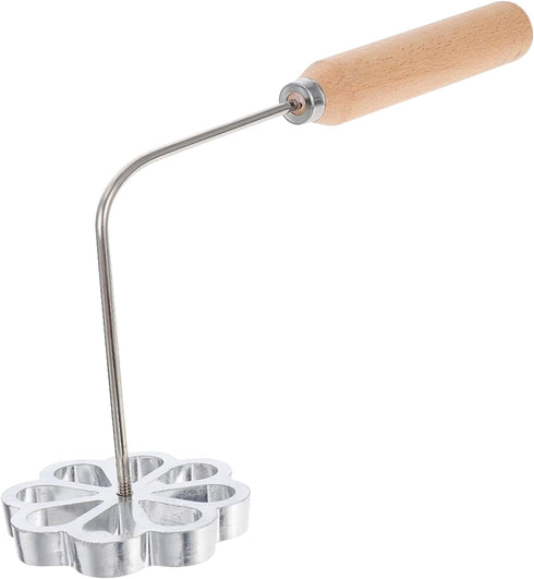 ABOOFAN Achappam Mold Flower Bunuelos Mold Rosette Maker Timbale with Handle Iron Set Aluminum Waffle Molds Funnel Cake Ring Molde Para Mexicanos ...