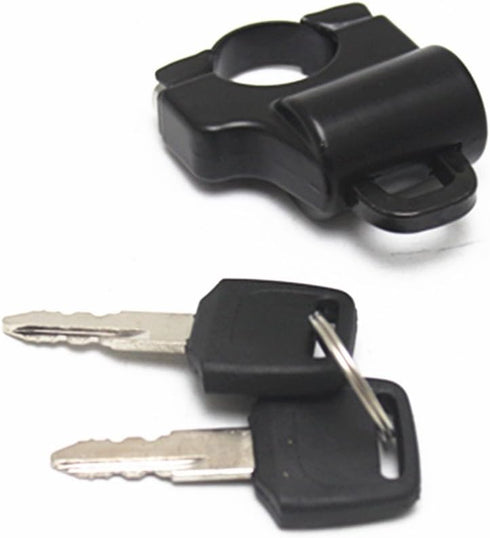 E-Bro® Universal Helmet Lock for 7/8" 22-25mm Handlebar Tubing (Black)...