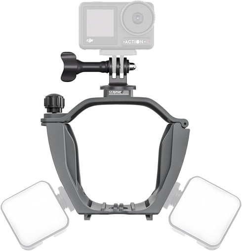 CAPART Camera Mount Expansion Bracket for DJI Air 3 Drone, with 1/4" Screw Hole, Cold Shoe Mount, Compatible DJI OSMO Action 4 3 Pocket 2 1 Insta3...