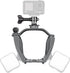 CAPART Camera Mount Expansion Bracket for DJI Air 3 Drone, with 1/4" Screw Hole, Cold Shoe Mount, Compatible DJI OSMO Action 4 3 Pocket 2 1 Insta3...