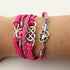 16pcs Handmade Braided Multi Layers Vintage Woven Rope Woven Leather Alloy Owl Infinity Wrap Bangle Bracelets by OUR SUPER DEALS...