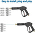 4 GPM Pressure Washer Nozzle,J Rod Tip Water Cleaning Soft Wash Nozzle kits,4 Way Jrod Washing Tip Holder,1/4" Quick Connect 0° 25° 40°...