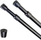 2pcs Adjustable Tension Curtain Rod, 28 to 43 Inches Spring Rods Closet Rod Cupboard Bars Spring Loaded Curtain Rods Tensions Rod For Windows,Kitc...