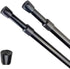 2pcs Adjustable Tension Curtain Rod, 28 to 43 Inches Spring Rods Closet Rod Cupboard Bars Spring Loaded Curtain Rods Tensions Rod For Windows,Kitc...