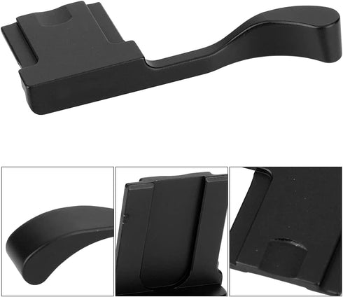 Thumb Up Grip,Aluminum Alloy Hot Shoe Thumb Up Hand Grip for X 100F, X A5, X A3, X pro2 mirrorless camera.(Black)...
