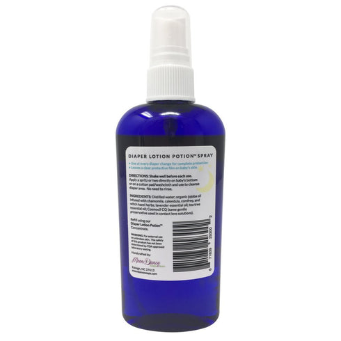 MoonDance Soaps Diaper Lotion Potion Cleansing Spray, 4 Oz Tea Tree & Lavender, Natural No-Rinse Cleanser and Moisturizer for Baby's Bottom...