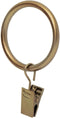 Ivilon Drapery Curtain Clip Rings - Clips Ring for Panels 1.7", Set of 14 Warm Gold...