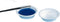 School Smart Plastic Watercolor Paint Cups, 3-3/4 x 1-1/8 Inches, White, Pack of 12...