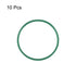 uxcell Fluorine Rubber O-Rings, 43mm OD 39mm ID 2mm Width FKM Seal Gasket for Machinery Plumbing, Green, Pack of 10...