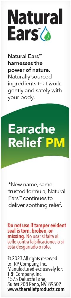 Homeopathic EarAche Relief PM Ear Drops - Nighttime Formula (0.33 Fl. Oz.)...