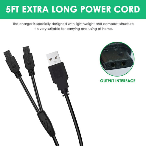 Replacement Charger Cable Compatible with SportDOG SD-425 SD-425S SD-425CAMO SD-825 Remote Trainer Power Cord Adapter...