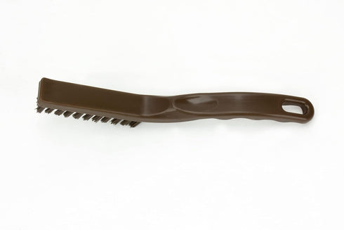 SPARTA Plastic Grout Brush, Scrub Brush, Crevice Brush with Hanging Hole for Cleaning Narrow Spaces, 9 Inches, Brown...