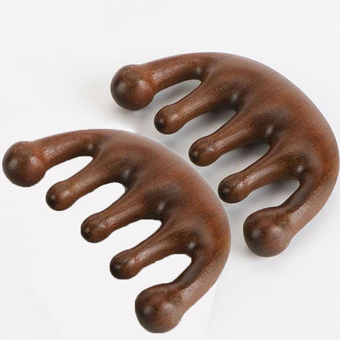 Wide Teeth Hair Comb Sandal Wood Anti-static Scalp Massage Hair Care Tool Relaxation Therapy Stimulation Reflexology Lotus Wood Comb...