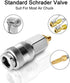1Pack Tire Inflator Electric Portable Air Compressor Adapter,Schrader Valve to 3 in 1 Quick Connector Coupler, Covert Your Air Pump to Pneumatic T...