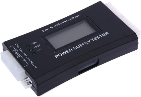 Power Supply Tester PC Computer LCD 20/24 Pin 4 PSU ATX BTX ITX SATA HDD Digital...