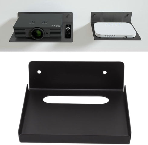TV Top Shelf Mounting, Floating Entertainment Center Shelves,Screen Top Shelf TV Screen Storage Bracket Stand Projector Storage Rack Set......