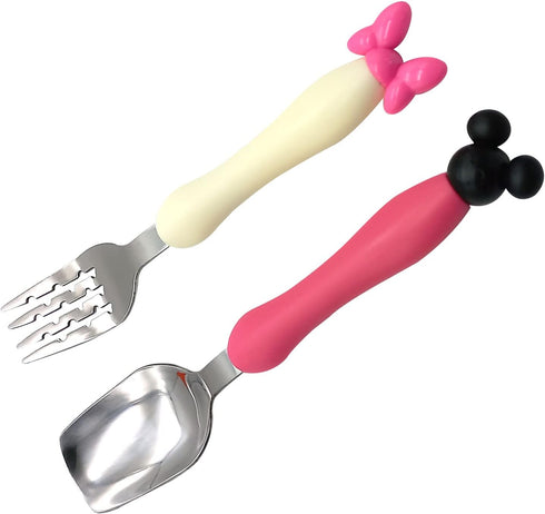 Children Spoon Fork Set Baby Feeding Spoon Stainless Steel Kids Eating Utensils Toddler Baby Flatware Accessories...