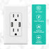 NEMA 6-50R 14-50R Receptacle Outlet 50 Amp Flush Mounting with Wall Plate, 2 Pole, 3 Wire 125/250V, Heavy Duty Commercial Industrial Grade UL List...