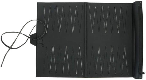Travel Backgammon Set, Classic Board Game Travel with Leather Make Board, Gift Package, Portable Travel Strategy Backgammon Game Set for Adults, K...