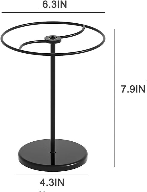360° Rotating Sunglasses Organizer Stand, Eyewear Display Holder Stand, Eyeglasses Stand Rack for Nightstand Desk Bedroom or Shop Selling (Black)...