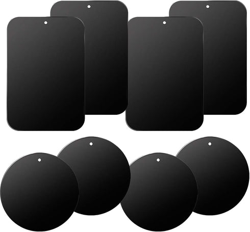 D.SKING 8-Pack Replacement Mount Metal Plates Car Phone Holder Iron Plates for Car Mount Car Kits...