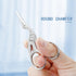 3.7Inch Embroidery Scissors Knitting Scissors Sharp Tip Stainless Steel Scissors Little Scissors for Cross Stitch Cutting Embroidery Sewing Handcr...