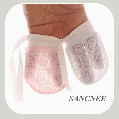4Pairs Baby Mittens Newborn Set - No-Scratch, Breathable Baby Gloves for Boys Girls (0-6 Months)...