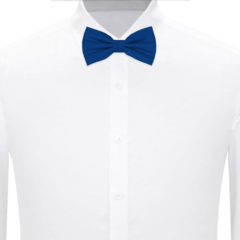 Jacob Alexander Men's Woven Subtle Mini Squares Adjustable Pre-Tied Banded Bow Tie...