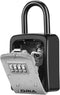 ORIA Key Lock Box, Key Safe Box, 4 Digit Combination Key Storage Lock Box Waterproof, 5 Keys Capacity with Removable Shackle for Indoor Outdoor, S...