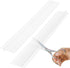 MSDADA 2 Pcs Silicone Stove Counter Gap Cover, Kitchen Counter Gap Anti-Slip Filler for Seals Spills Between Counter, Stovetop, Oven, Washing Machine (25 Inches, Clear?