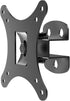 Monitor Wall Mount Tilt Swivel Full Motion for 10”-26” TV Screens, RV TV Mount Camper, Small TV Wall Mount for Computer Monitors with Max VESA 100...