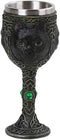 Pacific Giftware PT Celtic Black Cat Collectible Resin Figurine Drinkable Goblet with Removable Stainless Steel Inner...
