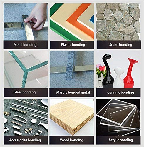 Epoxy Resin, 0.85-Fluid Ounce Metal Epoxy Adhesives, High Viscosity and Strong Epoxies Multi-Purpose Epoxy Glue Instant Repair Wood, Plastic, Glas...