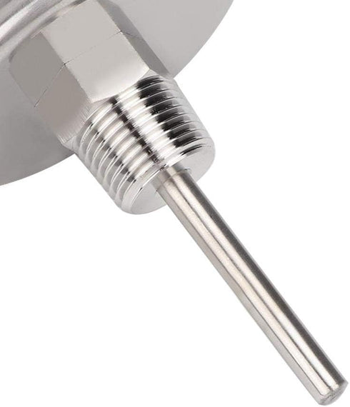 Metal Dial Thermometer, high Accuracy Stainless Steel 1/2 NPT Thread Pot Thermometer, Weldless Thermometer for Kitchen Use...