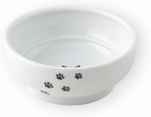 Necoichi Ceramic Cat Bowls for Indoor Cats - Cat Food Bowl, Cat Water Bowl, Cute Cat Dishes for Food, Whisker Friendly, Anti-Spill Feeding for Sma...