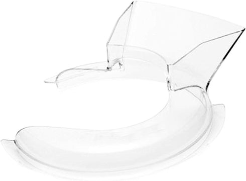 Pouring Shield for Kitchenaid 4.5 and 5 quart polished or brushed stainless steel tilt head stand mixer bowls ONLY. Compatible With KN1PS...