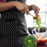 NLUS 2 Pack Kitchen Cooking Aprons, Adjustable Bib Soft Chef Apron with 3 Pockets for Men Women (Umber/Black)...